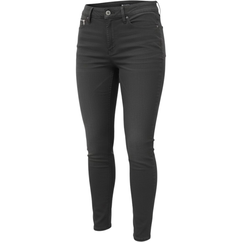 Athleta Flex Ultra Skinny Jeans Women 4 Black Excellent High Rise Zip Detail